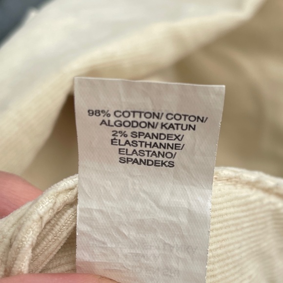 3 for $30 | Lucky Brand Lolita Skinny Ankle Corduroy in Cream - Picture 5 of 6
